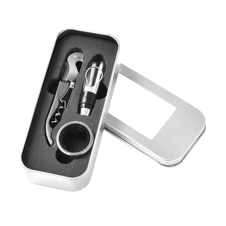 3 pezzi Accessori per vini con set di vini per la scatola della finestra